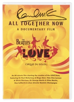 Paul McCartney Autographed The Beatles "All Together Now" DVD (Beckett)